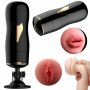 Dwustronny masturbator z wibracją B Series Fox czarny USB - 8